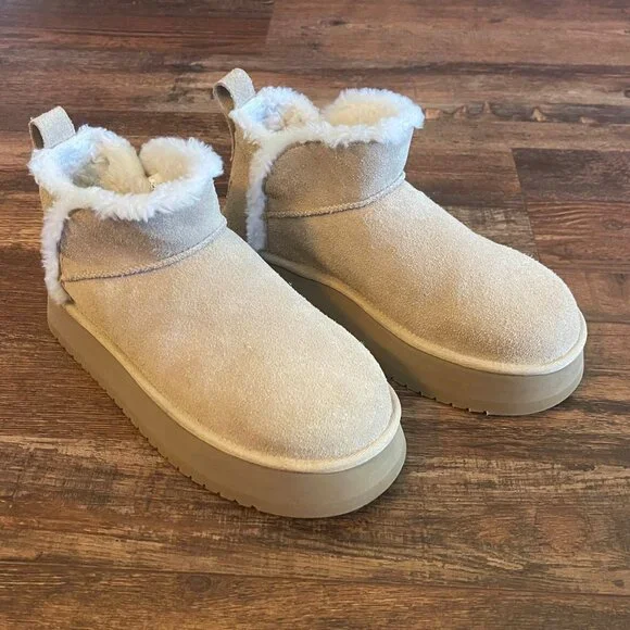 Koolaburra by UGG Women Koola Ultra Mini Platform Ankle Boot Size 9 - Picture 3 of 15